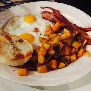 2 Eggs with Bacon