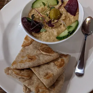 Hummus, Garbanzo Beans, Tahini and Spices