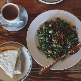 Tabouli, Parsley, Green Onions, Tomatoes and Bulgur
