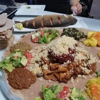 Veggie Combo with Fish