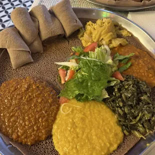 Vegetarian sampler