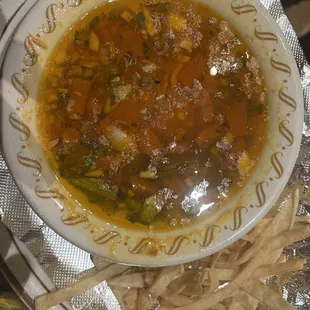A soup of the Mexicano traditions