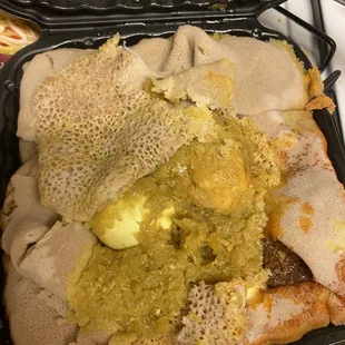 This is suppose to be a platter for FOUR people... yes 4. This is not $55 dollar's worth of food. This is a scam.