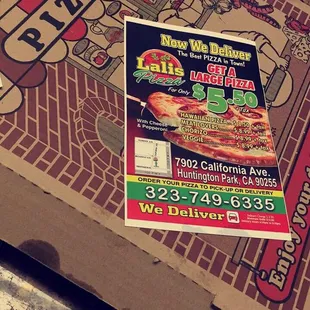 Flyer/Pizza