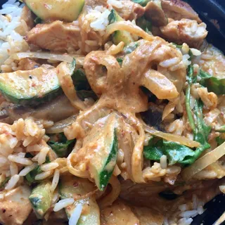 Curry Chicken over Rice