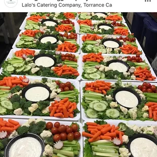 Veggie platters