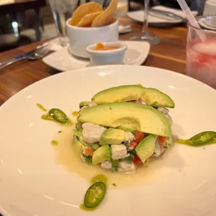 "Best I've ever had!" Ceviche. Isn't is lovely?