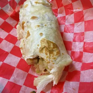 Fish burrito! Delicious!