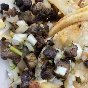 Asada meat so burnt ! So disappointed