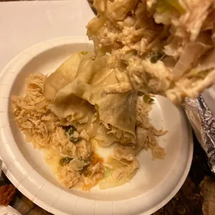 You can see it dripping