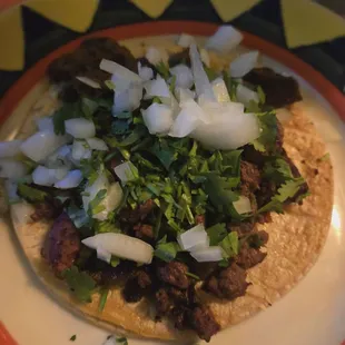 carne asada taco