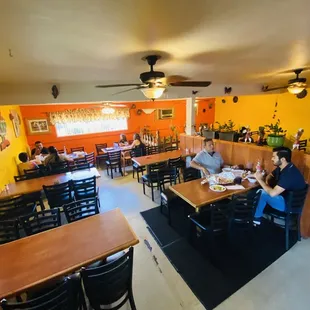 two people sitting at a table