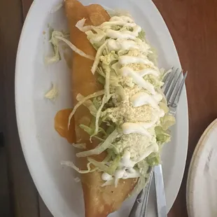 Fried quesadilla