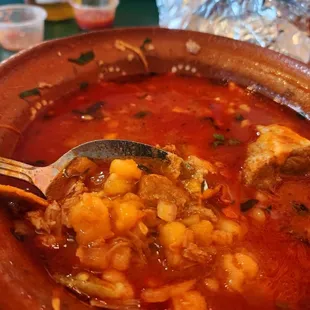 Perfect pozole!