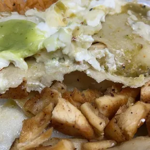 Chicken enchiladas
