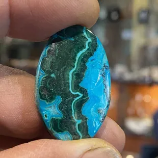 Chrysocolla and malachite