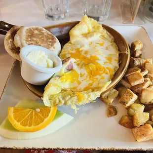 Ham and Cheese Omelette