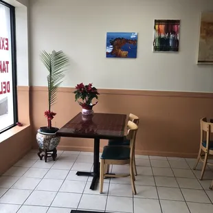 Inside views from entrance