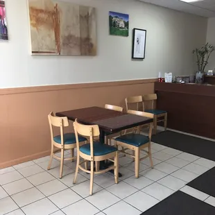 Tables and order up counter