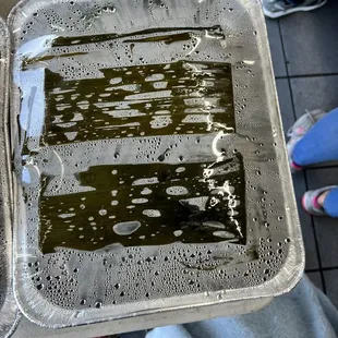 Large tray of bánh nam ($45?)