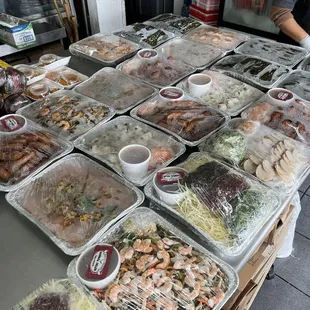 sushi and sashimi, food