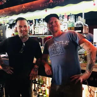 These two! Great bartenders, great guys!