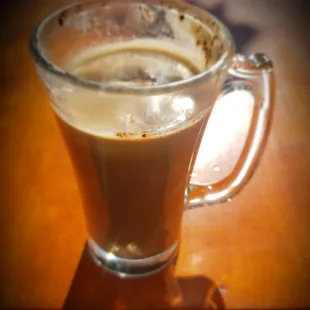 My partially drank Mocha...so good I almost forgot to take a pic before I slurped it down