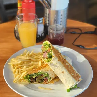 Falafel wrap