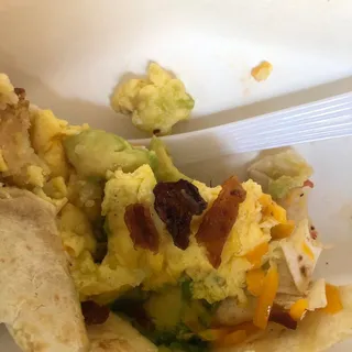 Tortilla Egg Wrap Breakfast