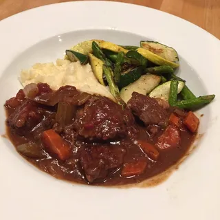 Thursday Special Braised Beef Brisklet Dinner