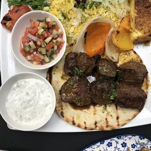 Beef Kabob Plate