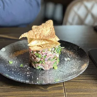Steak tartare (raw beef larb)