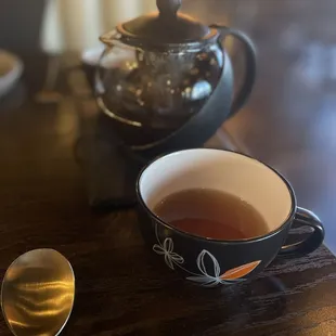 Fresh complimentary tea