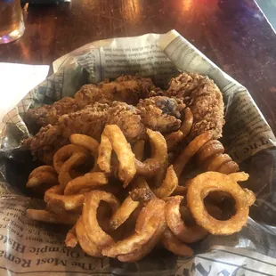 Chicken fingers appetizer