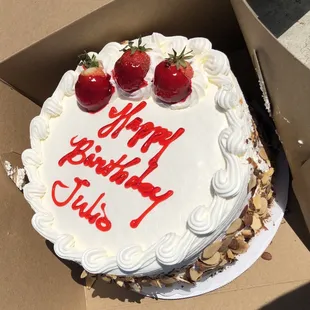 a happy birthday cake