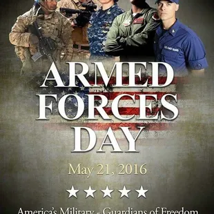 We support our military members and their families!!