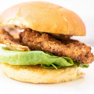 a fried chicken sandwich