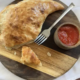 This is the onion Calzone.