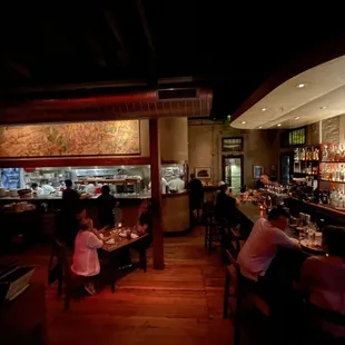 Inside the restaurant - bottom floor