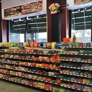 a view of a grocery store