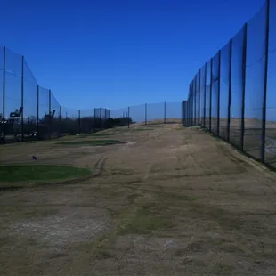 Top deck of driving range