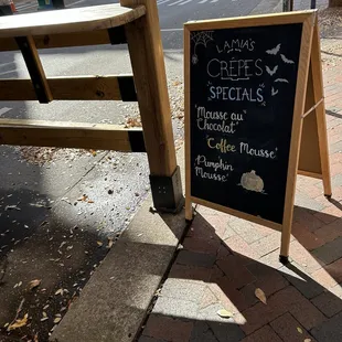 Outside front entrance