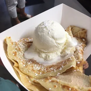 Cream Cheese, Cinnamon & Sugar Crepe