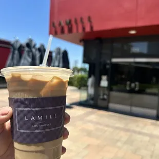 Iced LAMILL latte