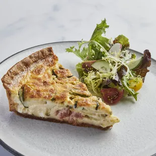 Veggie Quiche With Side Salad