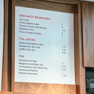 Menu - September 2024