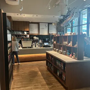 Entrance to the coffee shop