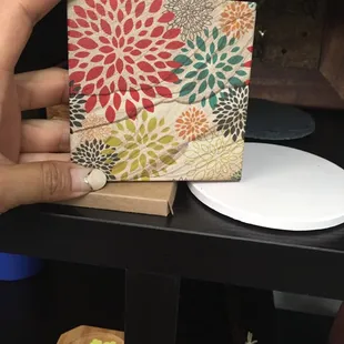 More coaster samples.