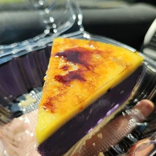 Ube Cheesecake Creme Brle SLICE