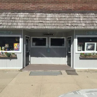Newly painted store front